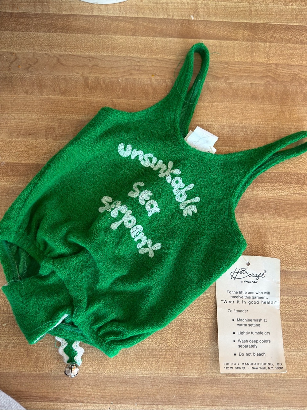 NWT 1970s Baby Swim Romper!